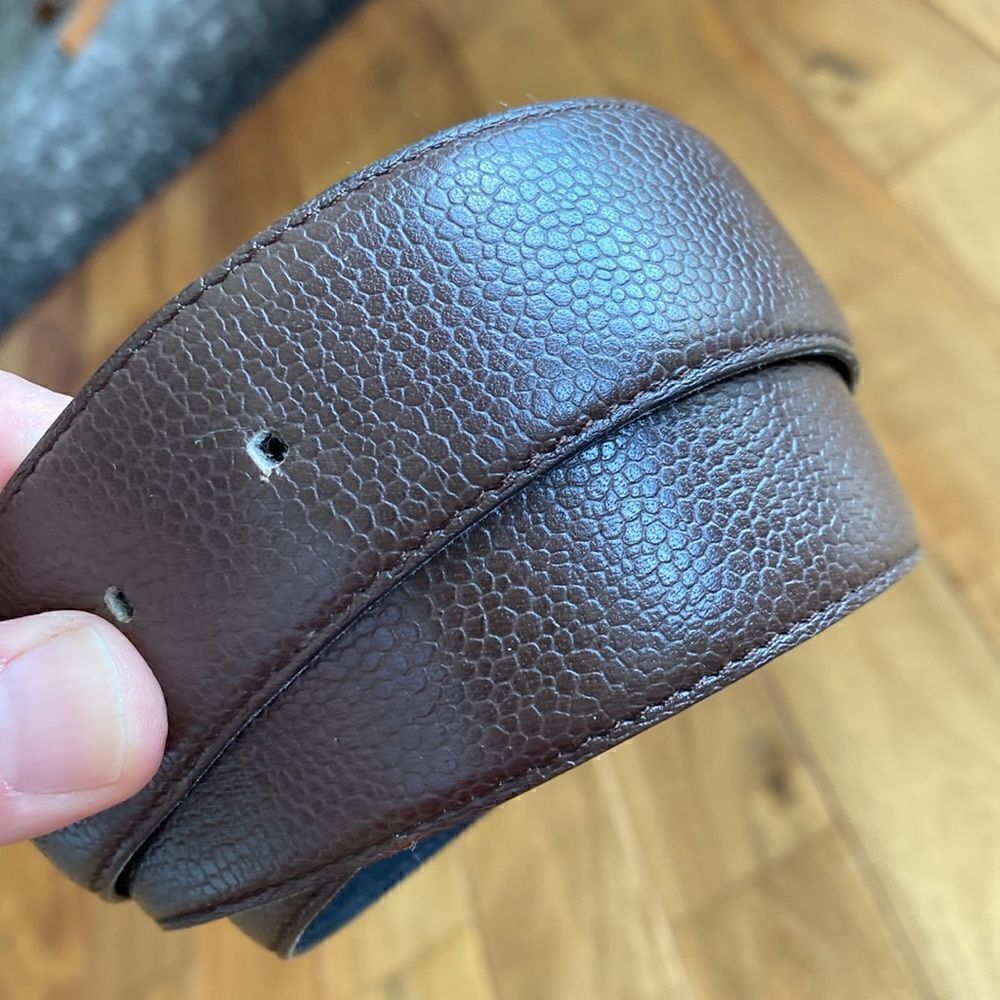 Vintage L’Aiglon leather belt - Picture 3 of 6
